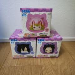 鬼滅の刃 おひるねこ 胡蝶しのぶ 甘露寺蜜璃 伊黒小芭内 3体セットのサムネイル