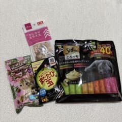 Sheba とろ～り とりささみ・お魚味 40本入り　その他4点セットのサムネイル