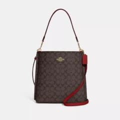 COACH コーチ モリーバケット バッグ シグネチャー キャンバス - メルカリ