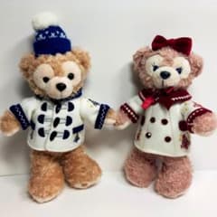 ダッフィー & シェリーメイクリスマスぬいぐるみバッジ - メルカリ