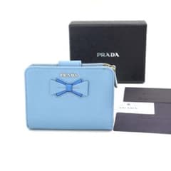 ✨新品未使用✨ PRADA ミニ財布 サフィアーノ リボン アイコン - メルカリ