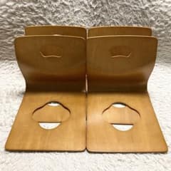 美品 弘益 木製座椅子 GZ-395 曲げ木 和風 スタッキング可能
