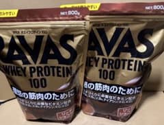 SAVAS ホエイプロテイン100 リッチショコラ 800g 2袋のサムネイル