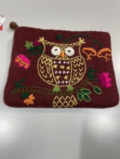 HANDMADE フクロウポーチのサムネイル