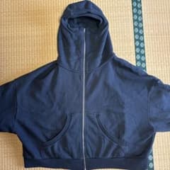 entire studios フルジップ パーカー ブラック Lサイズのサムネイル