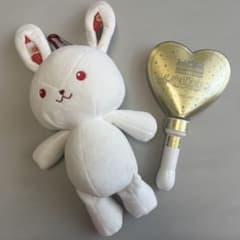 明治東京恋伽　めいこいうさぎ　等身大ぬいぐるみ　ハート型ペンライト　2点セットのサムネイル