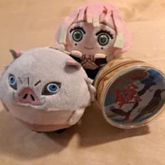 鬼滅の刃 ぬいぐるみ キーホルダー 3点セットのサムネイル