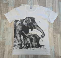 インポート 象プリント Tシャツ - メルカリ