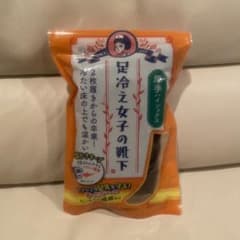 新品未開封品　足冷え女子の靴下 厚手ハイソックス23-27 チャコールグレー