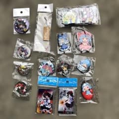 東方Project アクリルキーホルダー 缶バッジ カードミラー 18個 セット