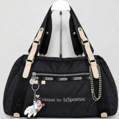 極美品 tokidoki LeSportsac コラボ ボストンバッグ ブラック - メルカリ