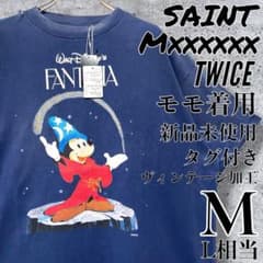 TWICEモモ着用・新品未使用・タグ付】セントマイケル×ディズニー Tee紺