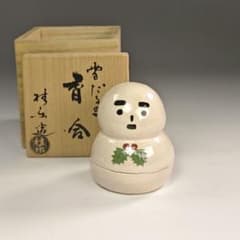 ウ305 香合『桂窯 伊東桂楽造』『雪だるま 香合 共箱』茶道具 - メルカリ