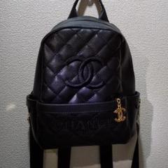 ノベルティ　CHANEL　カジュアルリュック　35cm 新品 シャネル ノベルティ CHANEL リュックサック ネイビー