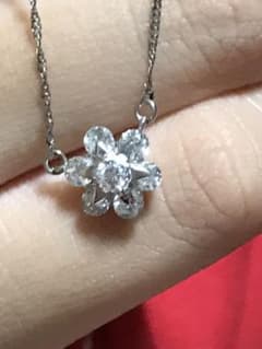 プラチナ ダイヤモンドネックレス    ０.50ctのサムネイル