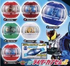 仮面ライダーゼッツ　GPライダーカプセム02 全6種セット　ガチャのサムネイル
