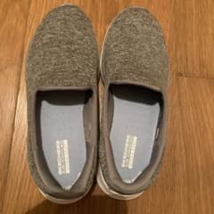 SKECHERS スリッポン グレー レディースのサムネイル