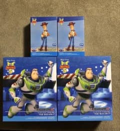 j*u様 新品未開封 トイストーリー4 バズ ウッディ プラモデル 2点セット 新品未開封 トイ・ストーリー バズ ウッディ フィギュア 2種 4箱