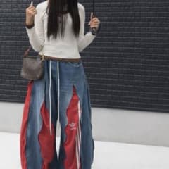 らん丸 様 専用adidasリメイクデニムのサムネイル