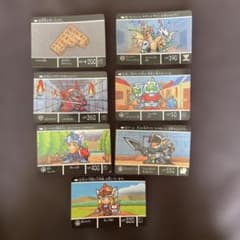 当時物】SDガンダム外伝 カードダス 7枚セット まとめ売り レトロ