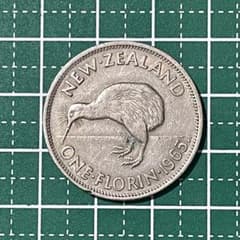 ニュージーランド 1965年 1フローリン 硬貨 - メルカリ