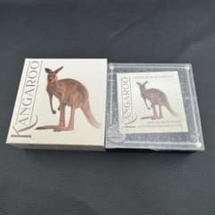 銀貨 ダブルカンガルー ハイリーフ 凹型 極厚銀貨 カラー プルーフ 純銀 銀貨 ダブルカンガルー ハイリーフ 凹型 極厚銀貨 カラー プルーフ 純銀