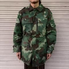 00s ユーゴスラビア軍 実物 迷彩 フィールドジャケット L ミリタリー