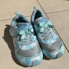 Moonstar Luvrush スニーカー 18.5cm ライトブルー　ハートのサムネイル