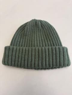 H&M キッズ　グリーン ニット帽 ONE SIZEのサムネイル