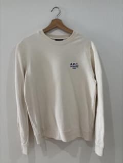 A.P.C. アイボリー クルーネック トレーナーのサムネイル
