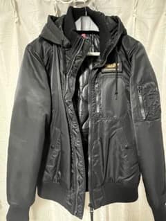 ALPHA INDUSTRIES ブラック MA-1 フライトジャケットのサムネイル
