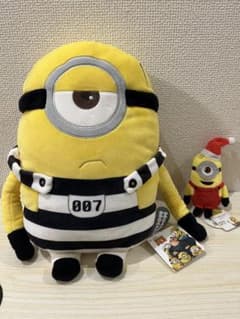 미니언 봉제인형 마스코트 2점 세트