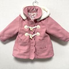 ピンク フリースジャケット ファー付きのサムネイル