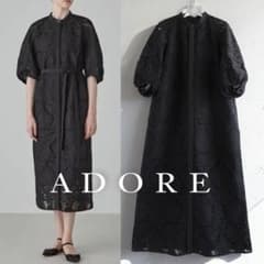 ADORE アドーア リーフオーナメント 総レース ワンピース - メルカリ