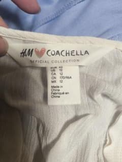 H&M x Coachella 콜라보 롱 원피스 - XL 사이즈