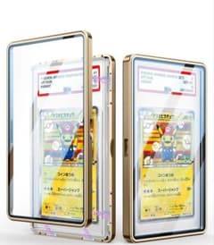 PSA鑑定カード用 マグネット式保護ケース ゴールドのサムネイル