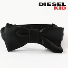 新品☆ディーゼルキッズ DIESEL KID 蝶ネクタイ ボーイ サテン生地 黒 