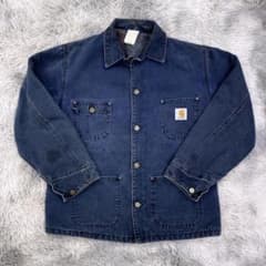 星タグ ネイビー Mサイズ　カーハート ミシガンチョアコート 星タグ ネイビー Mサイズ カーハート ミシガンチョアコート - メルカリ