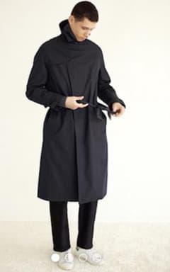 auralee 16AW FINX CHAMBRAYトレンチコート　サイズ4のサムネイル