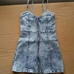 デニムミニワンピ    Sのサムネイル
