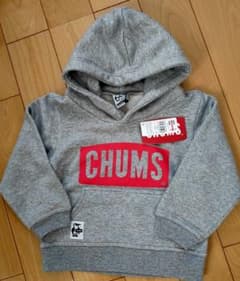 CHUMS チャムス キッズ 裏起毛 パーカー Sのサムネイル