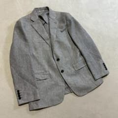 美品】renoma (レノマ) フォーマル スーツジャケット ライトグレー L 
