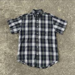 メンズ 半袖シャツ　OLD nautica 旧タグ　チェックカラーのサムネイル