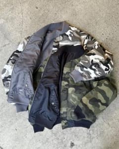 BELVET Camo Reversible MA-1 Jacketのサムネイル