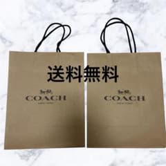 COACH ショップ袋 ショッパー 紙袋　未使用2枚のサムネイル