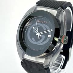 稼働 GUCCI メンズ腕時計 シンク 137.1 シェリーライン GGデイト. 稼働 GUCCI メンズ腕時計 シンク 137.1 シェリーライン GG デイト