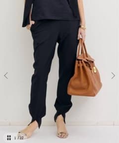 コルピエロ 定番裾リブパンツ ネイビー36/L'Appartementシャツ コルピエロ 定番裾リブパンツ ネイビー36/L'Appartementシャツ - メルカリ