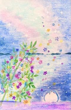 ♡たまみな♡様専用水彩画 七夕の天の川 値段は※900円です - メルカリ