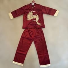 LAOGUDAI ドラゴン刺繍 キッズチャイナ服12号のサムネイル