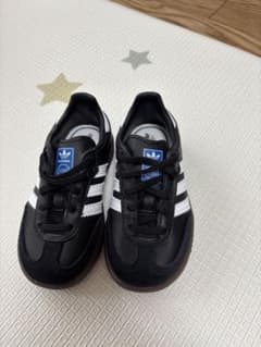 adidas SAMBA キッズ スニーカー ブラックのサムネイル
